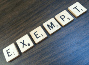 exemptions